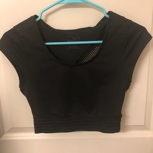 Puma workout top black